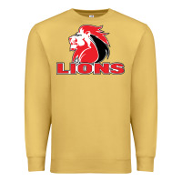 Antique Gold lions rugby super league Premium Sweatshirt - linhVisuals