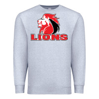 Heather Grey lions rugby super league Premium Sweatshirt - linhVisuals