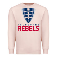 Pale Pink melbourne rebels rugby super league Premium Sweatshirt - linhVisuals