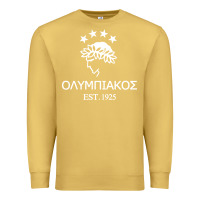 Antique Gold olympiakos greek Premium Sweatshirt - linhVisuals
