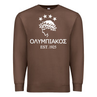 Chestnut olympiakos greek Premium Sweatshirt - linhVisuals