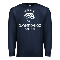Navy olympiakos greek Premium Sweatshirt - linhVisuals