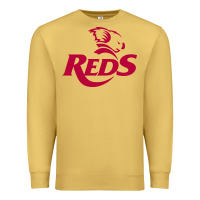 Antique Gold queensland reds rugby super league Premium Sweatshirt - linhVisuals