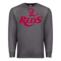 Charcoal Heather queensland reds rugby super league Premium Sweatshirt - linhVisuals