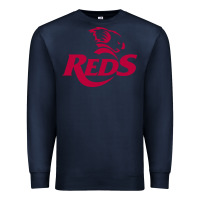 Navy queensland reds rugby super league Premium Sweatshirt - linhVisuals