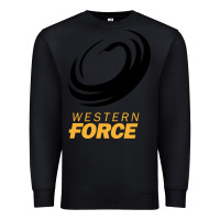 Black western force rugby super league Premium Sweatshirt - linhVisuals