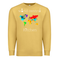 Antique Gold world central kitchen Premium Sweatshirt - linhVisuals