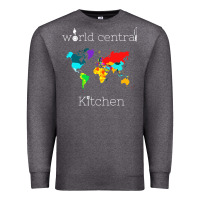 Charcoal Heather world central kitchen Premium Sweatshirt - linhVisuals