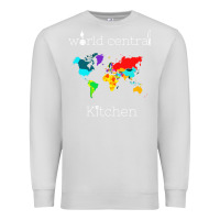 Dove Grey world central kitchen Premium Sweatshirt - linhVisuals