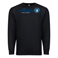 Black alaska eskimo Premium Sweatshirt - linhVisuals