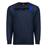 Navy carhartt Premium Sweatshirt - linhVisuals