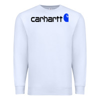 White carhartt Premium Sweatshirt - linhVisuals