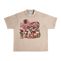 French Oak my heart is on that field Urban Heavy Tee - FaDigitalArtStudio
