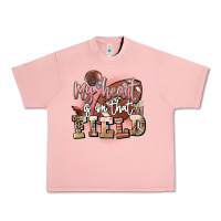 Salmon my heart is on that field Urban Heavy Tee - FaDigitalArtStudio