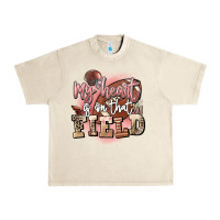 Sandshell my heart is on that field Urban Heavy Tee - FaDigitalArtStudio