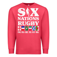 Cardinal rugby 6 nations england france ireland italy scotland wales t shirt Premium Sweatshirt - linhVisuals