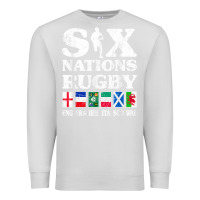 Dove Grey rugby 6 nations england france ireland italy scotland wales t shirt Premium Sweatshirt - linhVisuals