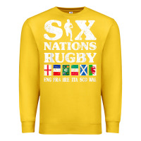 Lemon rugby 6 nations england france ireland italy scotland wales t shirt Premium Sweatshirt - linhVisuals