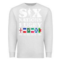 Oatmeal Heather rugby 6 nations england france ireland italy scotland wales t shirt Premium Sweatshirt - linhVisuals