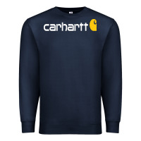 Navy carhartt Premium Sweatshirt - linhVisuals