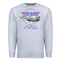 Heather Grey top gun the best of the best Premium Sweatshirt - linhVisuals