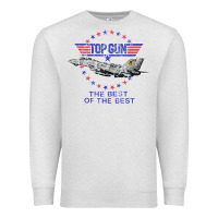 Oatmeal Heather top gun the best of the best Premium Sweatshirt - linhVisuals