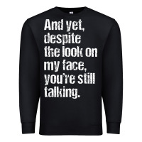 Black trending sarcastic adult humor Premium Sweatshirt - linhVisuals