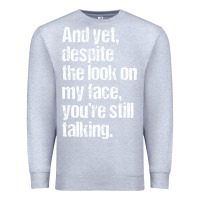 Heather Grey trending sarcastic adult humor Premium Sweatshirt - linhVisuals