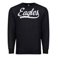 Black eagles school sports fan team spirit mascot gift Premium Sweatshirt - linhVisuals