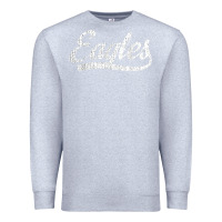 Heather Grey eagles school sports fan team spirit mascot gift Premium Sweatshirt - linhVisuals