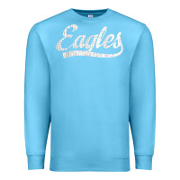 Ocean Blue eagles school sports fan team spirit mascot gift Premium Sweatshirt - linhVisuals