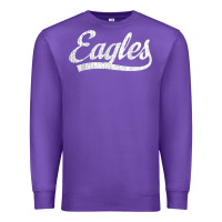 Purple eagles school sports fan team spirit mascot gift Premium Sweatshirt - linhVisuals