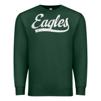 Sports Green eagles school sports fan team spirit mascot gift Premium Sweatshirt - linhVisuals