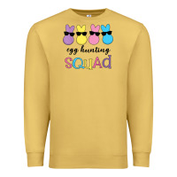 Antique Gold easter egg hunting squad kindergarten squad girls boys kids Premium Sweatshirt - linhVisuals