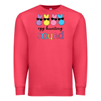 Cardinal easter egg hunting squad kindergarten squad girls boys kids Premium Sweatshirt - linhVisuals