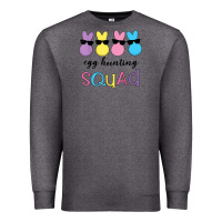 Charcoal Heather easter egg hunting squad kindergarten squad girls boys kids Premium Sweatshirt - linhVisuals