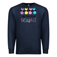 Navy easter egg hunting squad kindergarten squad girls boys kids Premium Sweatshirt - linhVisuals