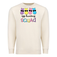 Sandshell easter egg hunting squad kindergarten squad girls boys kids Premium Sweatshirt - linhVisuals