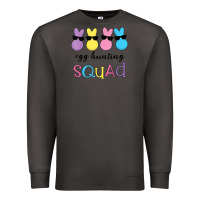 Smoke easter egg hunting squad kindergarten squad girls boys kids Premium Sweatshirt - linhVisuals