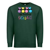 Sports Green easter egg hunting squad kindergarten squad girls boys kids Premium Sweatshirt - linhVisuals