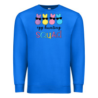 True Royal easter egg hunting squad kindergarten squad girls boys kids Premium Sweatshirt - linhVisuals