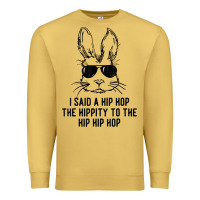 Antique Gold sunglass bunny hip hop hippity  easter gift  mens & womens t shirt Premium Sweatshirt - linhVisuals