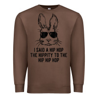 Chestnut sunglass bunny hip hop hippity  easter gift  mens & womens t shirt Premium Sweatshirt - linhVisuals