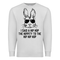 Dove Grey sunglass bunny hip hop hippity  easter gift  mens & womens t shirt Premium Sweatshirt - linhVisuals
