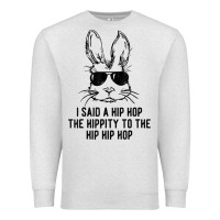 Oatmeal Heather sunglass bunny hip hop hippity  easter gift  mens & womens t shirt Premium Sweatshirt - linhVisuals
