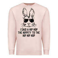 Pale Pink sunglass bunny hip hop hippity  easter gift  mens & womens t shirt Premium Sweatshirt - linhVisuals