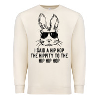 Sandshell sunglass bunny hip hop hippity  easter gift  mens & womens t shirt Premium Sweatshirt - linhVisuals