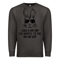 Smoke sunglass bunny hip hop hippity  easter gift  mens & womens t shirt Premium Sweatshirt - linhVisuals