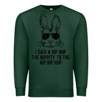 Sports Green sunglass bunny hip hop hippity  easter gift  mens & womens t shirt Premium Sweatshirt - linhVisuals