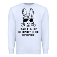 White sunglass bunny hip hop hippity  easter gift  mens & womens t shirt Premium Sweatshirt - linhVisuals